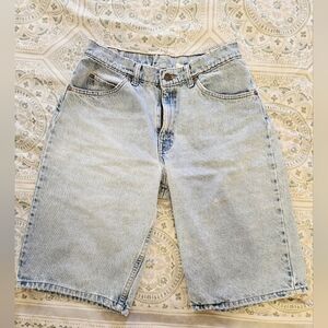 Levi's Vintage RARE Orange Tab Light Wash Denim Shorts, Size 32